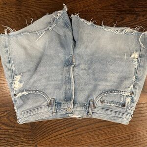 Agolde Sky Blue Denim Jeans